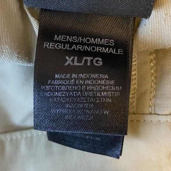 NF Sz XL Convertible Zip Tan Cargo Many Pockets Ankle Zip Gusset 40 X 32” Belted - Picture 11 of 16